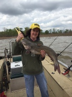 Teresa Cook with Master Angler Qualifier catch